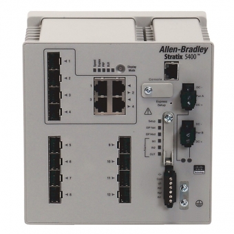 Stratix 5400 Ethernet Switch with 12 Ports by Allen-Bradley 1783-HMS8T4CGN